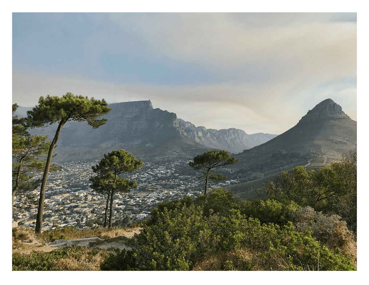 Photography-Volunteer-Project-Cape-Town-Andrea-Rees Photograph looking over Lion's Head and Cape Town by Andrea Rees