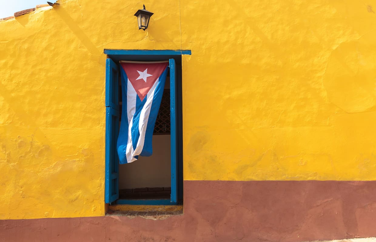 Flag in Cuba