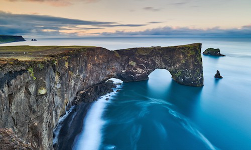 Rock bridge over the sea