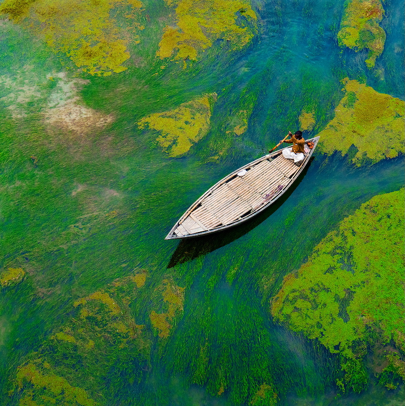 Travel photo competition finalist, boat on Baral River
